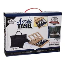 Royal Y Langnickel Acrylic Easel Art Set Con Bolsa Facil De 