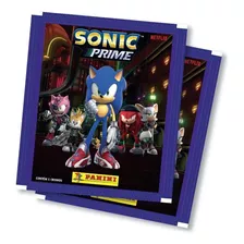 50 Figurinhas Sonic Prime Panini 2024. Lançamento Cromos