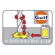 1lt Aceite Soluble Para Corte Gulf 1+19 (20lt)