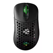 Mouse Gamer De Juego Inalámbrico Recargable Vsg Aquila Fly Negro Mate