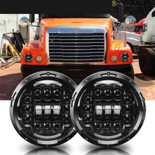 Par De Faros Led De 7 Pulgadas For Freightliner Century Foto 2