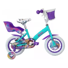 Bicicleta Barbie Rodado 12 Color Violeta