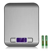 Báscula Gramera Digital Cocina Acero Inoxidable 5 Kilos Kg