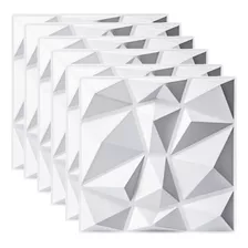 12pz Panel Decorativo Pared 3d Impermeable Pvc Hogar 30x30cm