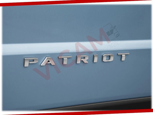 Emblema Lateral Derecho Patriot 11-17 Tipo Original Cromo Foto 5