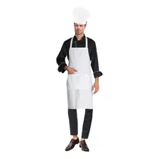 Tela 100% Drill - Chef ( Gorro Y Mandil ) - Xs - S - M Y Más