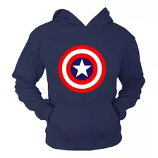 Sudadera Capitán America Super Héroe Hoodie Adultos / Niños