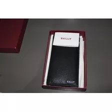 Cartera Bally Piel Original Negra 