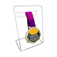 Suporte Expositor P/medalha Pequeno Acrílico 3mm 16,5x10cm