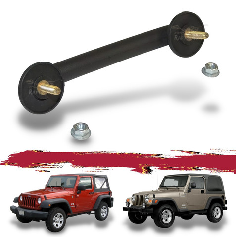 Sujetador Parabrisas Cofre Jeep Wrangler Tj Jk 97-18 Foto 3