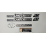 Toyota Land Cruiser Burbuja 80 Series Emblemas Y Calcomanas Toyota 4*4 RN LONG BED SERI