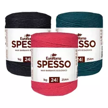 Barbante Spesso Euroroma 24 Fios 1kg - Kit 2 Unidades