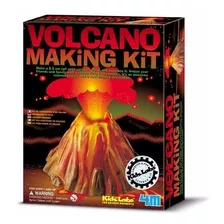 Kit Construa Seu Vulcão - Brinquedo Educativo - 4m