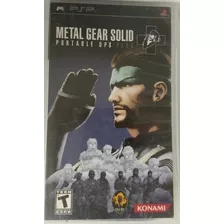 Metal Gear Solid Portable Ops Plus / Psp / *gmsvgspcs*