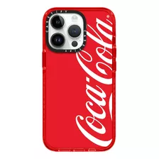 Case iPhone 13 Pro Max Coca Cola Rojo Transparente
