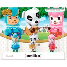 Amiibo Animal Crossing Triple Set Cyrus / K.k./ Reese