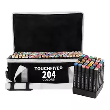 Touchfive Marcadores Dibujo Doble Punta 204 Colores Bolsita