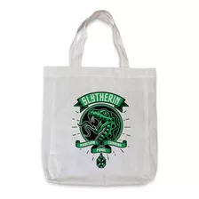 Bolso Tote Bag Mujer Harry Potter Slytherin De Mano Dama