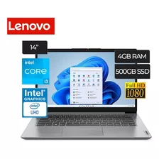 Lenovo Ideapad 1 14iau7 Core I3 1215g4,4gb Ddr4, Ssd 500gb+