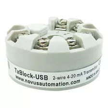 Transmissor De Temperatura Cabeçote Txblock Usb Rtd - Novus 