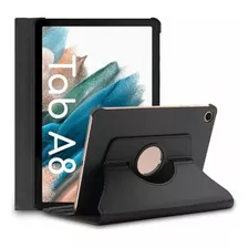 Capa Giratória Preta Para Tablet Tab A8 X205 Samsung