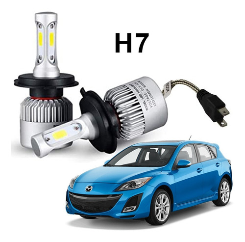 Focos Mazda 3 2006-2009 Hiperled Delanteros 2 Caras Foto 2