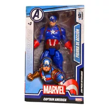 Muñeco Capitan America Marvel Articulado Original 