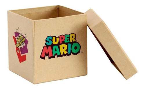 Caixa Surpresa Super Mario 3 Itens Caixa Customizada  