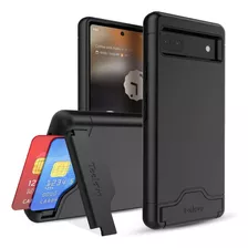 Funda Teelevo Wallet Para Google Pixel 6a, Funda De Doble Ca