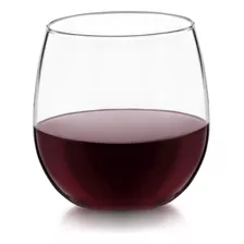 Libbey 222 Stemless Rojo Vino Vidrio 8 Piezas Transparente