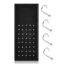 40 Piercing De Nariz Nostril Com Pedras De Strass