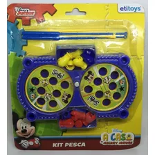 Kit C/ 6 Pescaria A Corda Mickey