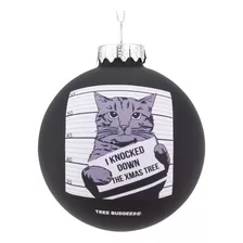 Tree Buddee Divertida Taza Gato Derribo Arbol Navidad