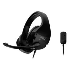 Audífonos Hyperx Cloud Stinger S 7.1 Con Micrófono Negro Sin Luz