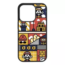 Funda Protector Case Para iPhone 14 Pro Max Mario Bros