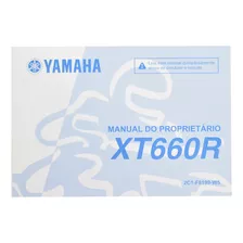 Manual Do Proprietário Xt 660r 17-18 Original Yamaha