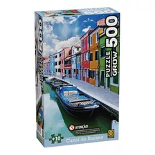 Quebra Cabeça Puzzle 500 Peças Canal De Burano 03457 Grow