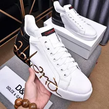 Tênis Sneaker Dolce & Gabbana Em Couro - Sdg0003 2