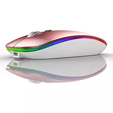 Mouse Tenmos En Alámbrico/oro Rosa