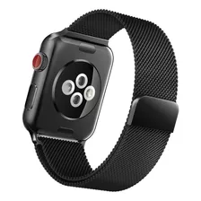 Correa Acero X-doria Compatible Con Apple Watch 41mm Negro