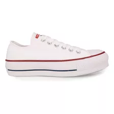 Zapatillas Converse All Star Plataforma Blanca Dama