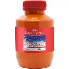 Tinta Guache Laranja 250ml - Faber-castell