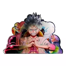 Sticker Con Movimiento One Piece, Luffy Lenticular 3d