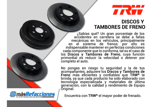 2 Discos Ventilados Del F-250 Sd V8 5.4l 99 Al 04 Trw Foto 3