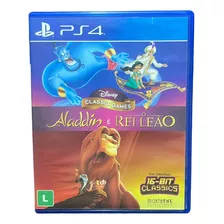 Aladdin E O Rei Leão Playstation 4 Jogo Original Ps4 Game