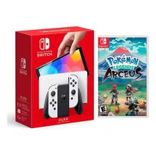 Consola Nintendo Switch Oled Blanco + Pokémon Legends Arceus