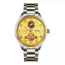 Reloj Mecánico Para Hombre Skmei Tourbillón +