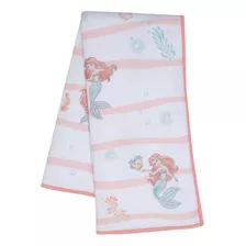 Bedtime Originals Disney Baby La Sirenita Manta Blanca Para