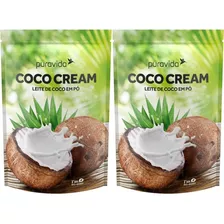 Leite De Coco Em Pó Coco Cream 2 X 1kg Puravida