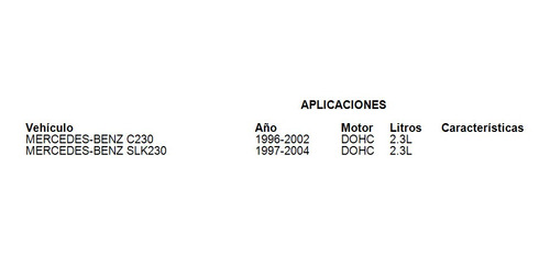 Junta Cabeza Mercedes-benz Slk230 2004 2.3l Ajusa Foto 2